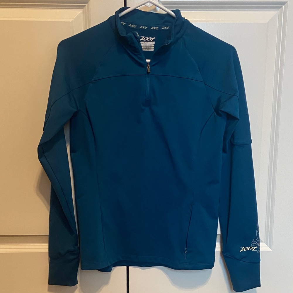 Zoot dark Teal Blue Quarter-Zip Pullover